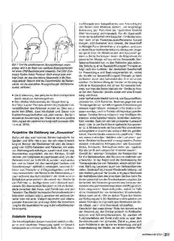 Vorschauseite 2: Telemedizinische Versorgung chronischer Lungenerkrankungen