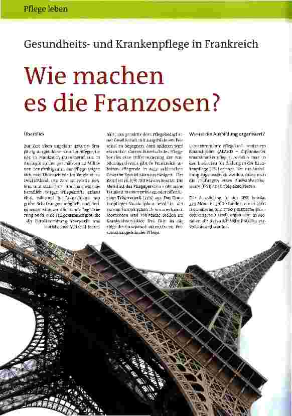 Vorschauseite 1: Wie machen es die Franzosen?
