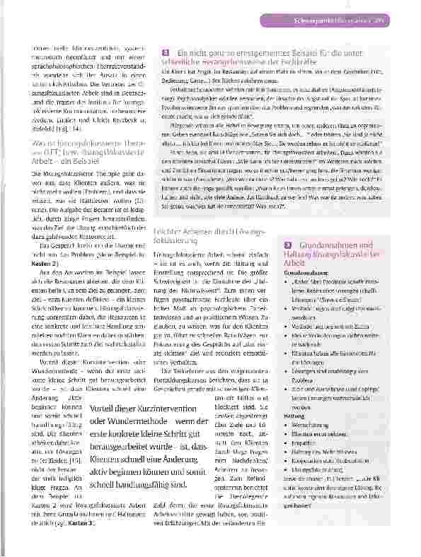 Vorschauseite 4: Lösungsfokussierung - ein Weg zur Ressourcenorientierung