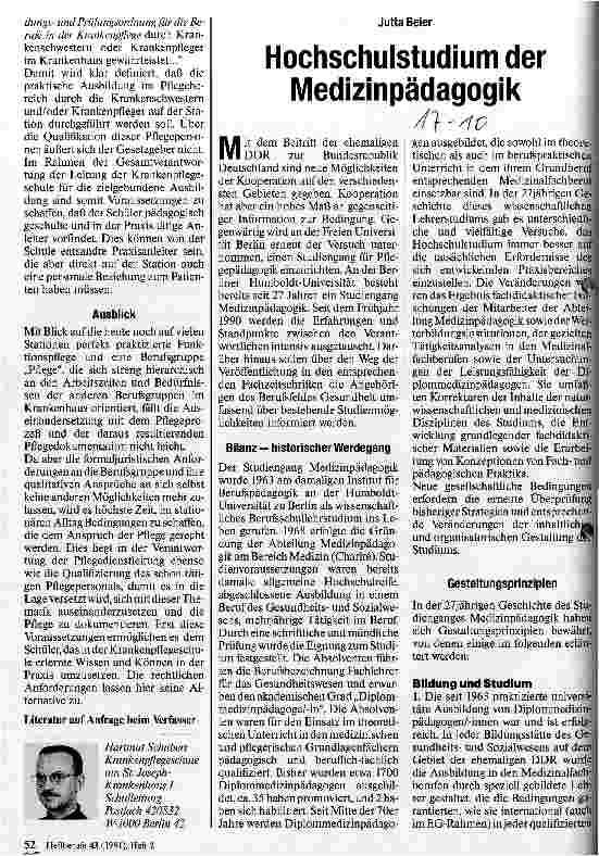 Vorschauseite 3: Zur Pflegedokumentation und Einführung der Schüler/innen in diese Tätigkeit