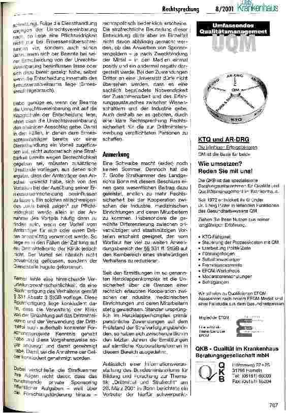 Vorschauseite 3: Rechtsprechung Korruptionsbekämpfung