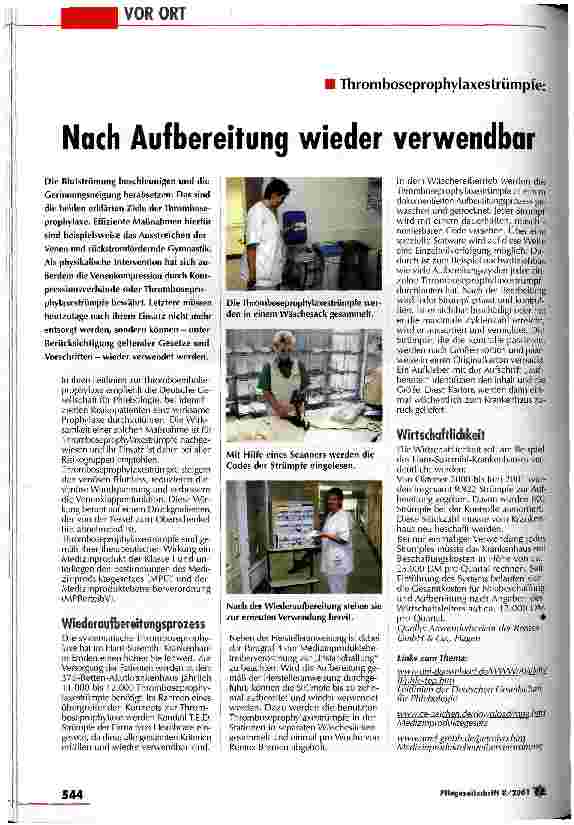 Vorschauseite 1: Nach Aufbereitung wieder verwendbar