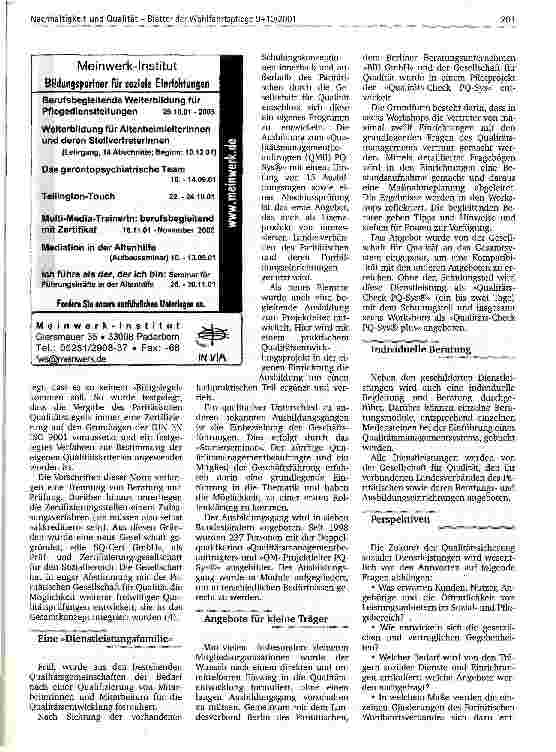 Vorschauseite 3: Eine Antwort auf neue Herausforderungen