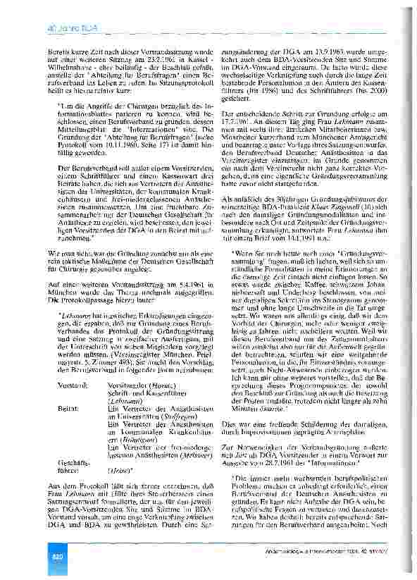 Vorschauseite 2: Als der Berufsverband laufen lernte