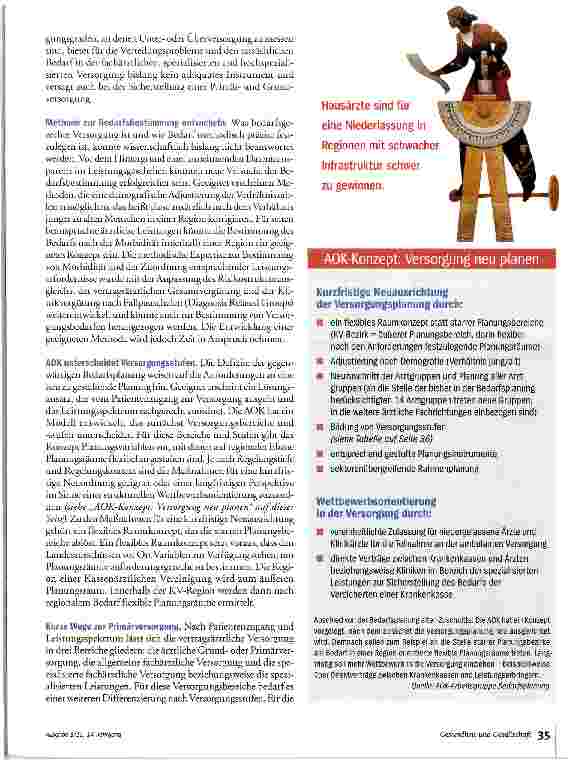 Vorschauseite 4: Ärzteplanung mit hoher Präzision
