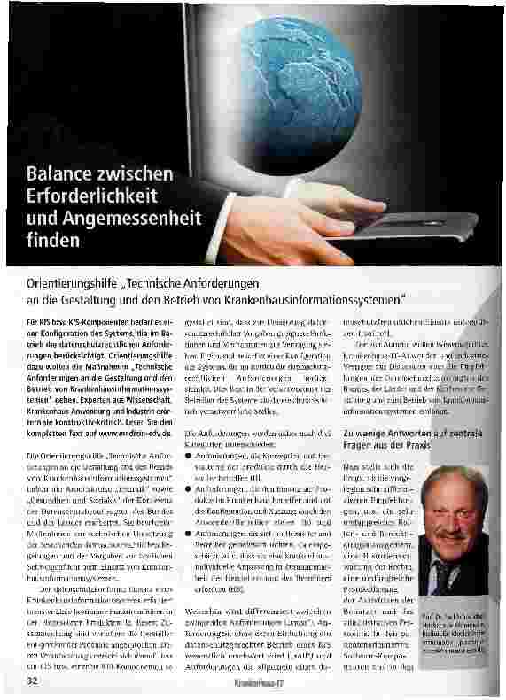 Vorschauseite 1: Balance zwischen Erforderlichkeitund Angemessenheit finden