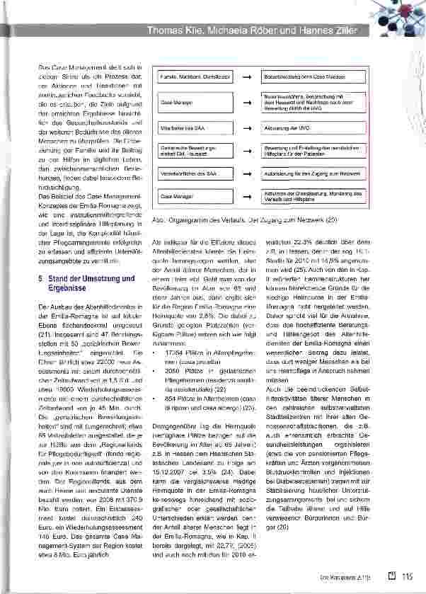 Vorschauseite 4: Die Emilia-Romagna als Vorbild für Beratung und Case Management in Altenhilfe und Pflege?