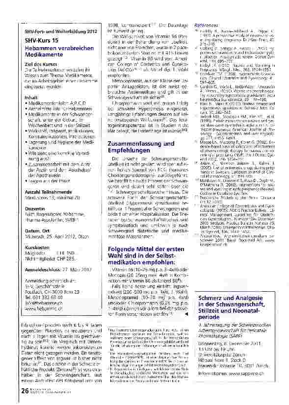 Vorschauseite 3: Therapiemöglichkeiten bei Schwangerschaftsübelkeit