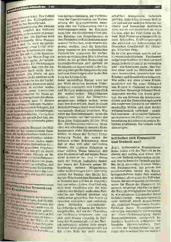 Vorschauseite 5: Problemkreis Patient und Krankenhaus aus der Sicht des Arztes