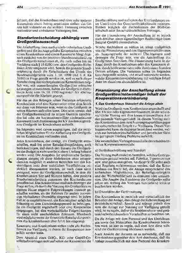 Vorschauseite 2: Kooperation bei der Nutzung von Großgeräten