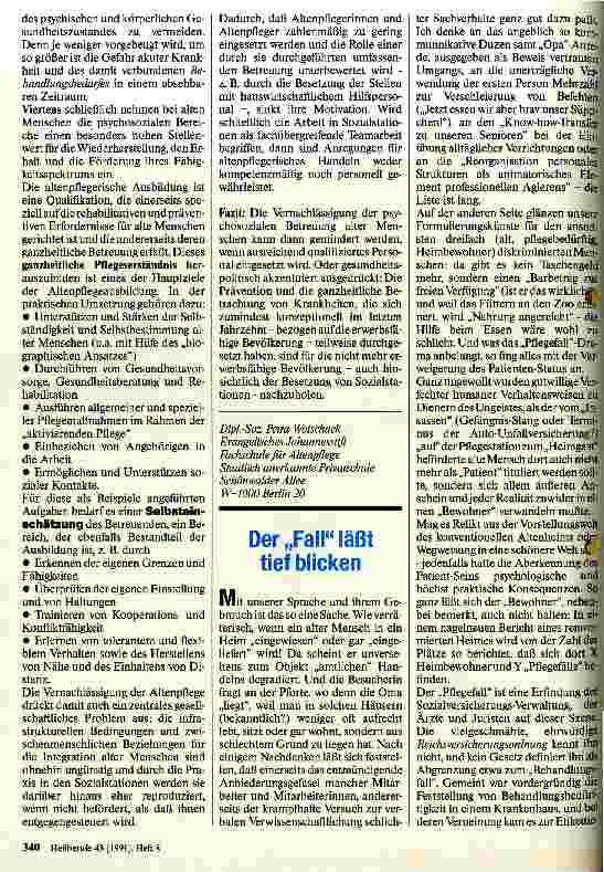 Vorschauseite 3: Altenpflege durch Sozialstationen - Ökonomie und Lebensqualität