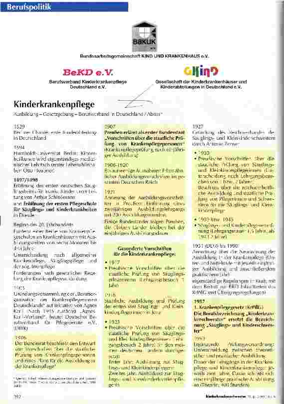 Vorschauseite 1: Kinderkrankenpflege