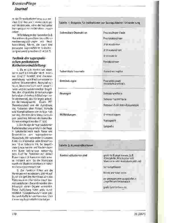 Vorschauseite 2: Die suprapubische Urinableitung