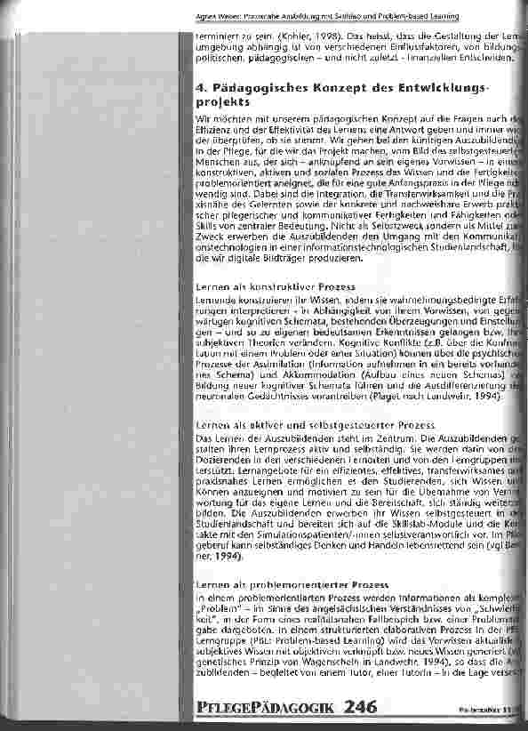 Vorschauseite 5: Eine transferwirksame und praxisnahe Ausbildung mit Skillslab und Problem-based Learning