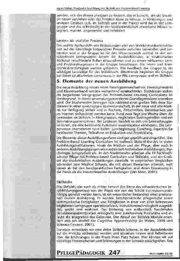 Vorschauseite 6: Eine transferwirksame und praxisnahe Ausbildung mit Skillslab und Problem-based Learning