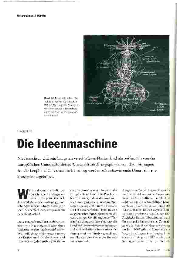 Vorschauseite 1: EU-PROJEKTDie Ideenmaschine