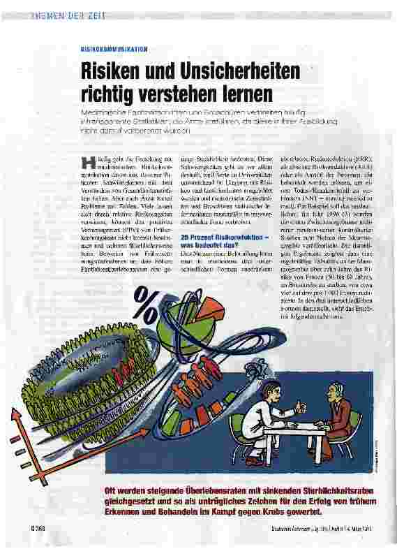 Vorschauseite 1: Risiken und Unsicherheiten richtig verstehen lernen