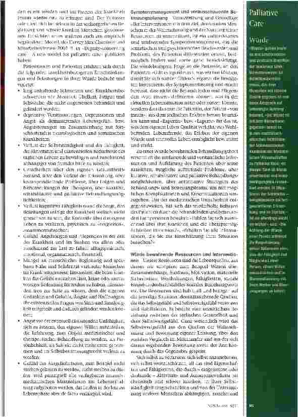 Vorschauseite 2: Würde aus der Sicht schwerkranker Menschen