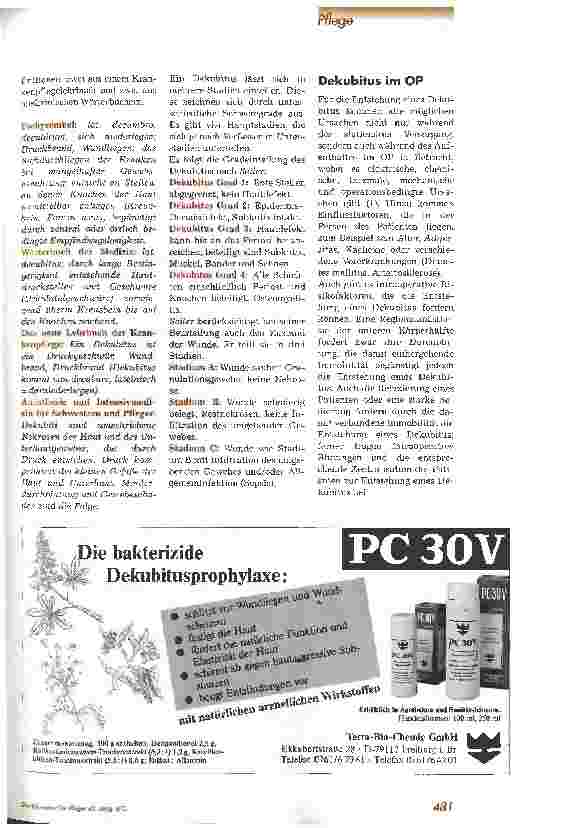 Vorschauseite 2: Prozessstandards zur Dekubitusprophylaxe im OP 1. Teil: Einführung