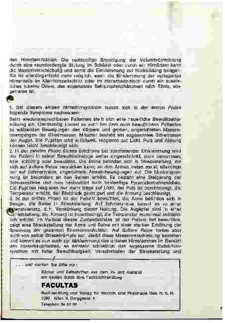 Vorschauseite 2: Mittelhirneinklemmung - Diagnose