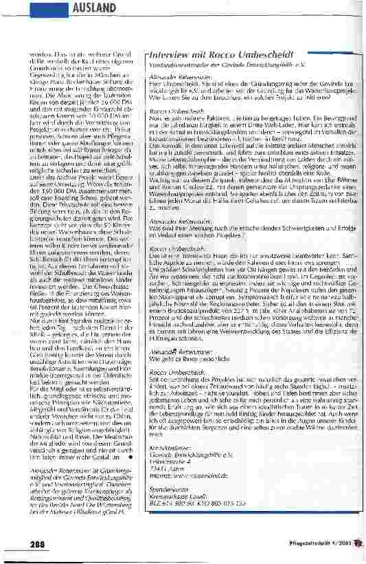 Vorschauseite 2: Ein Waisenhaus in Nepal Vier Krankenpflegekräfte und ihr ehrenamtliches Engagement