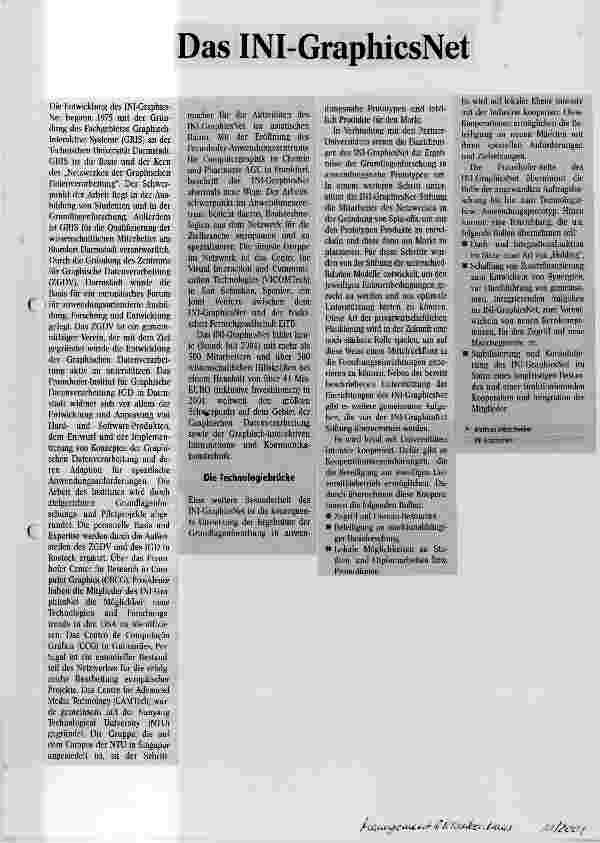 Vorschauseite 1: Das INI-GraphicsNet