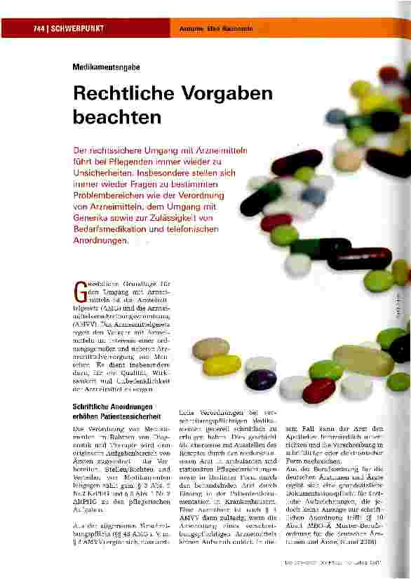 Vorschauseite 1: Rechtliche Vorgaben beachten