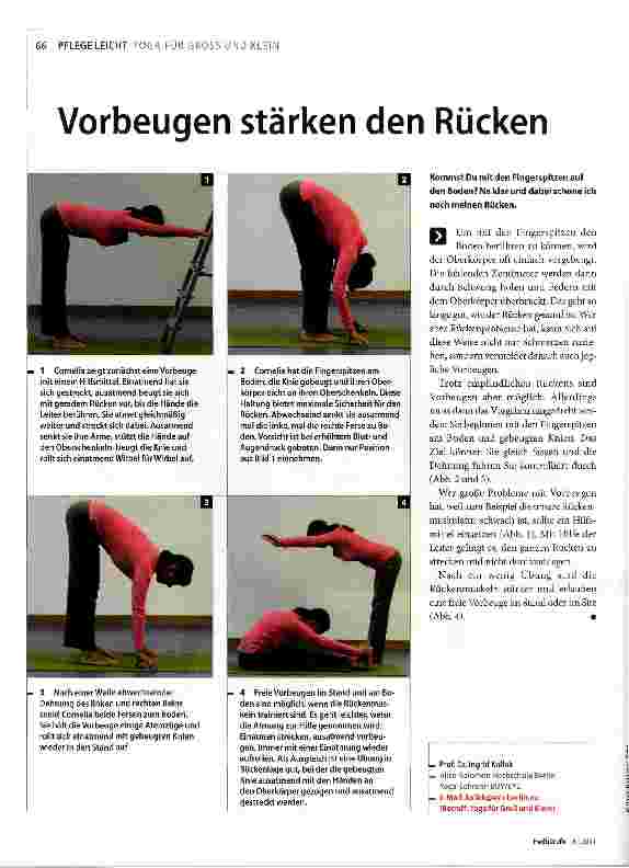 Vorschauseite 1: Vorbeugen stärken den Rücken