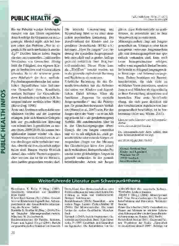 Vorschauseite 2: Jungengesundheit