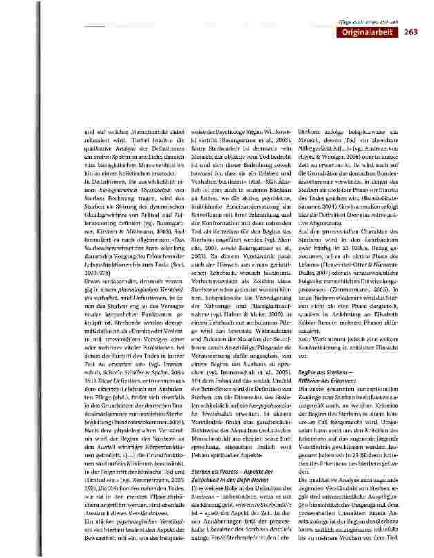 Vorschauseite 5: Was ist Sterben und wann beginnt es? Eine Analyse deutschsprachiger Lehrbücher der Pflege