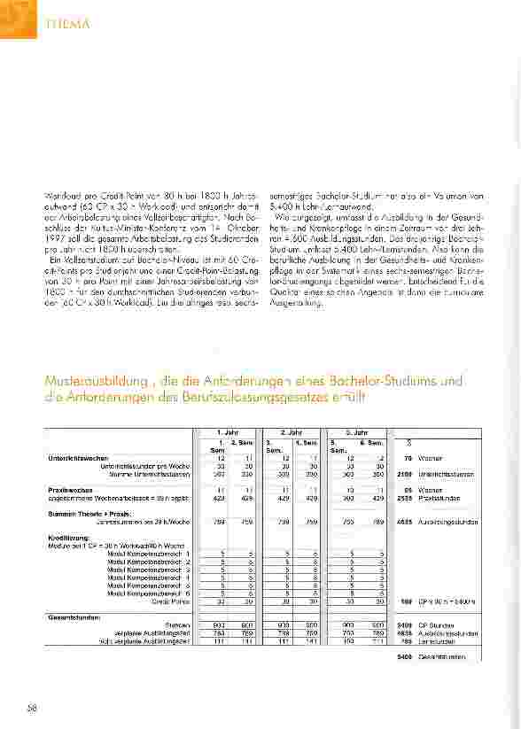 Vorschauseite 4: Die pflegerische Berufsausbildung als HochschulstudiumIst das Berufsausbildungsrecht der Pflege mit den Anforderungen an einen Bachelorstudiengang kompatibel?
