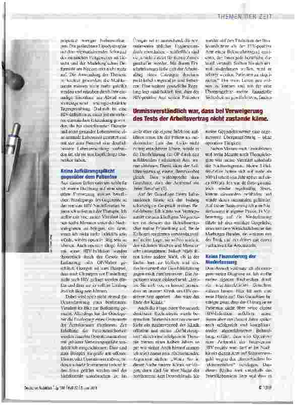Vorschauseite 2: Ende einer Karriere