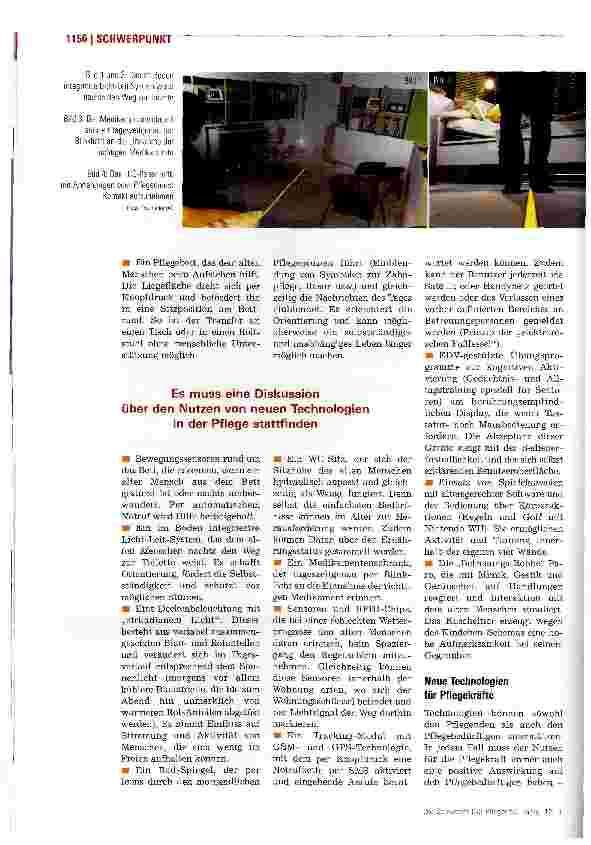 Vorschauseite 5: Das Pflegeheim der Zukunft