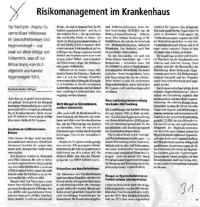 Vorschauseite 1: Risikomanagement im Krankenhaus