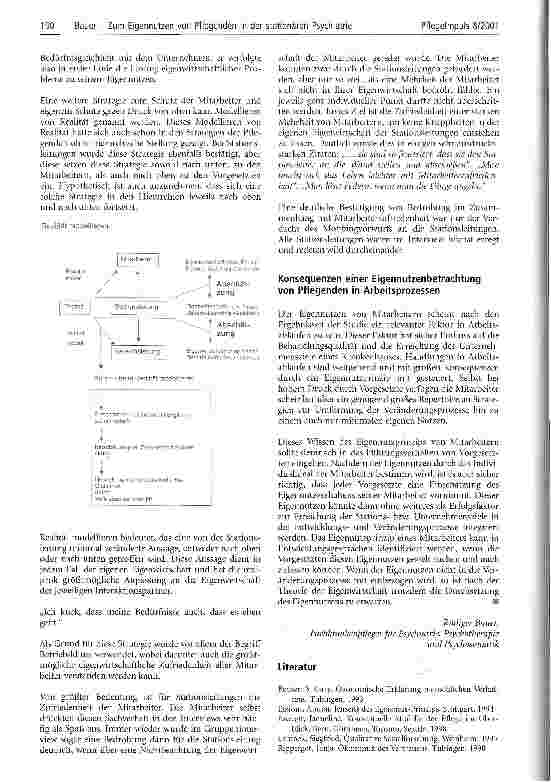 Vorschauseite 6: Zum Eigennutzen von Pflegenden in der stationären Psychiatrie