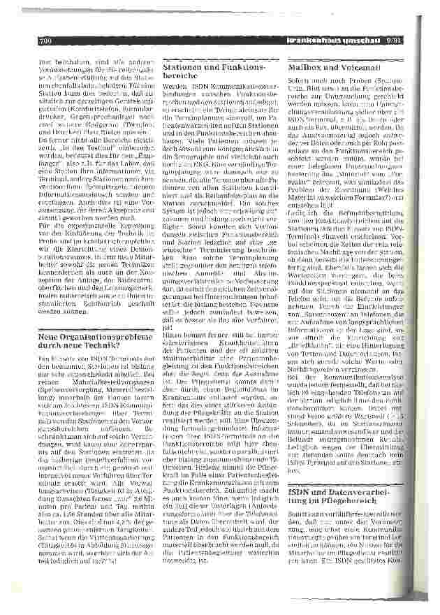 Vorschauseite 5: „ISDN - Zwischen Anwendungsmöglichkeiten und Grenzen in der Krankenpflege