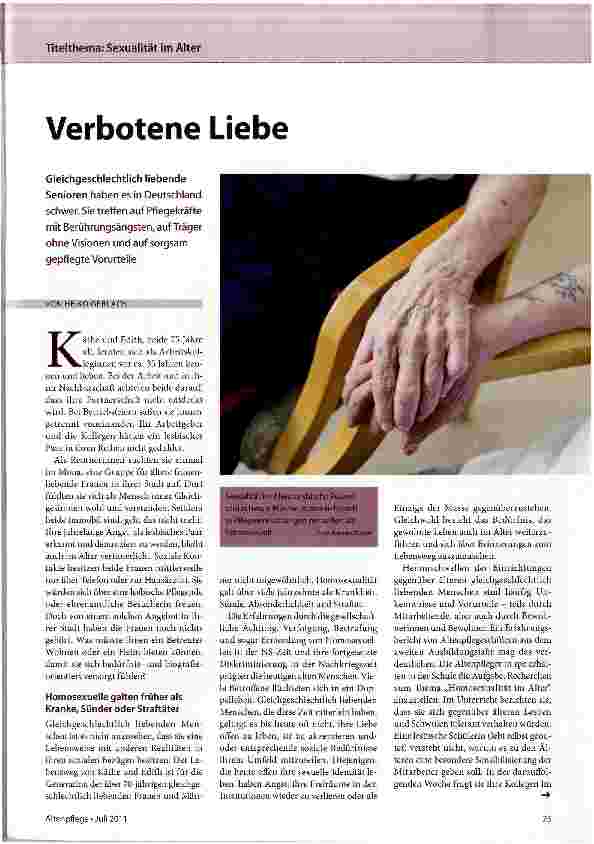 Vorschauseite 1: Verbotene Liebe