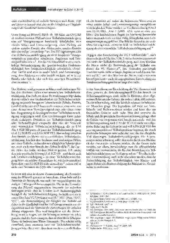 Vorschauseite 4: Anmerkungen zu §35a SGB VIII