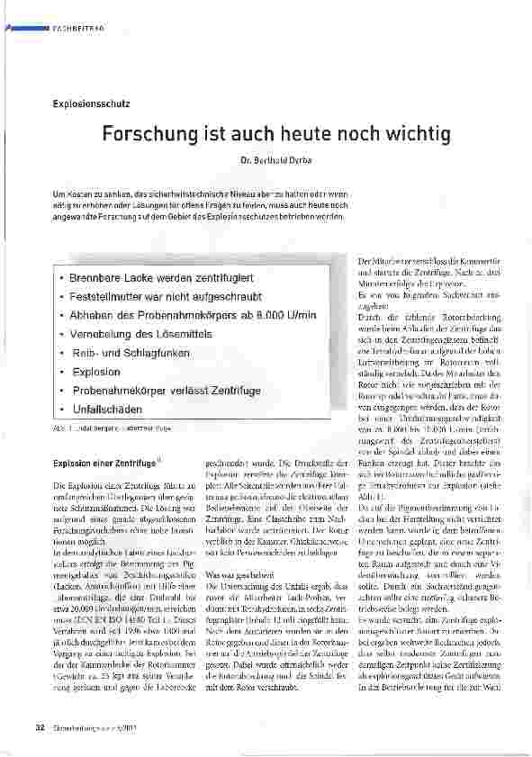 Vorschauseite 1: Forschung ist auch heute noch wichtig