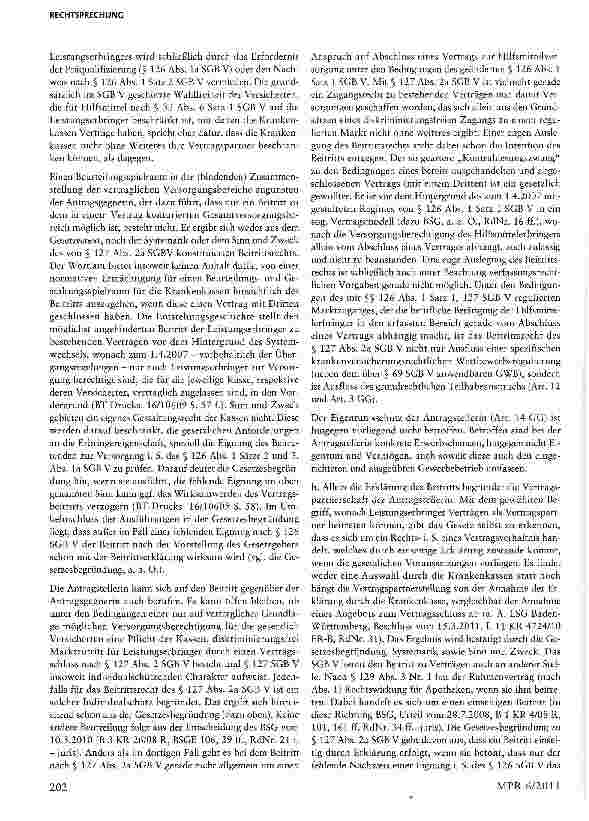 Vorschauseite 5: Teilbeitritt zu einem bestehenden Versorgungsvertrag gemäß § 127 Abs. 2a SGB V ist möglich