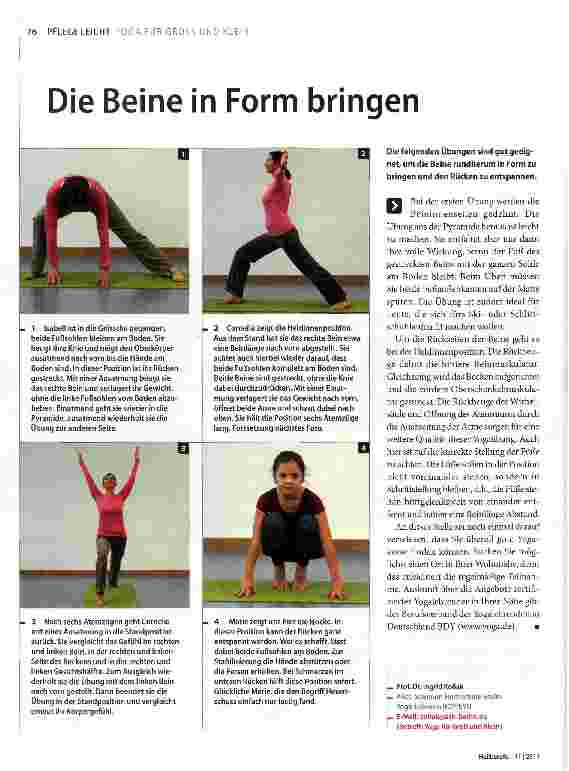Vorschauseite 1: Die Beine in Form bringen