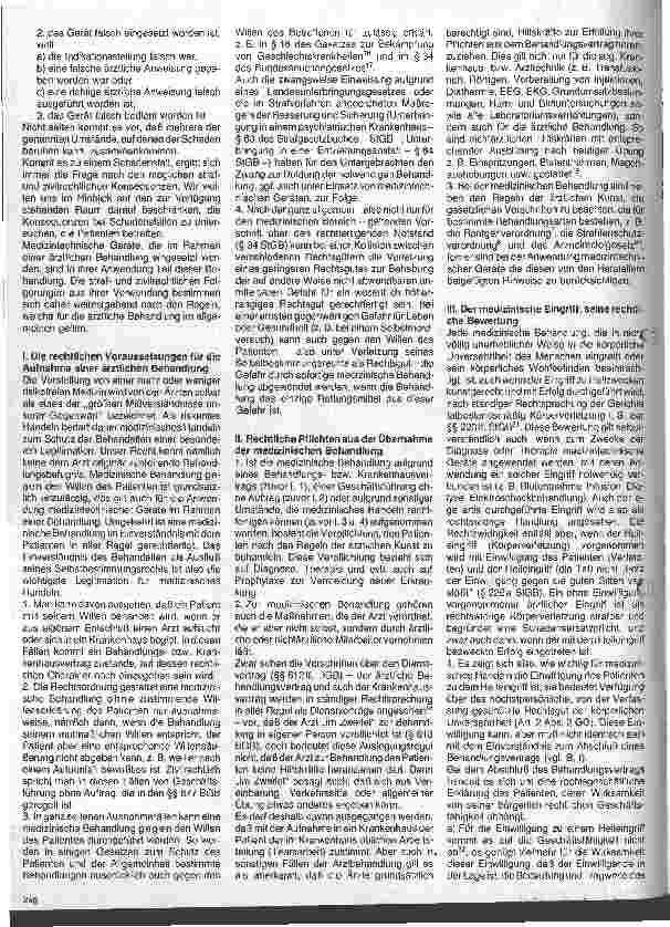 Vorschauseite 3: Umgang mit medizintechnischen Geräten - strafund zivilrechtliche Konsequenzen