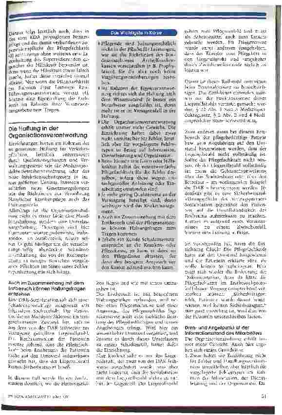 Vorschauseite 2: Wer haftet?