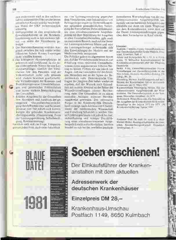 Vorschauseite 3: Einnahmeorientierte Ausgabenpolitik in der Krankenversicherung Gefährliches Schlagwort oder Wegweiser aus dem Kostendilemma