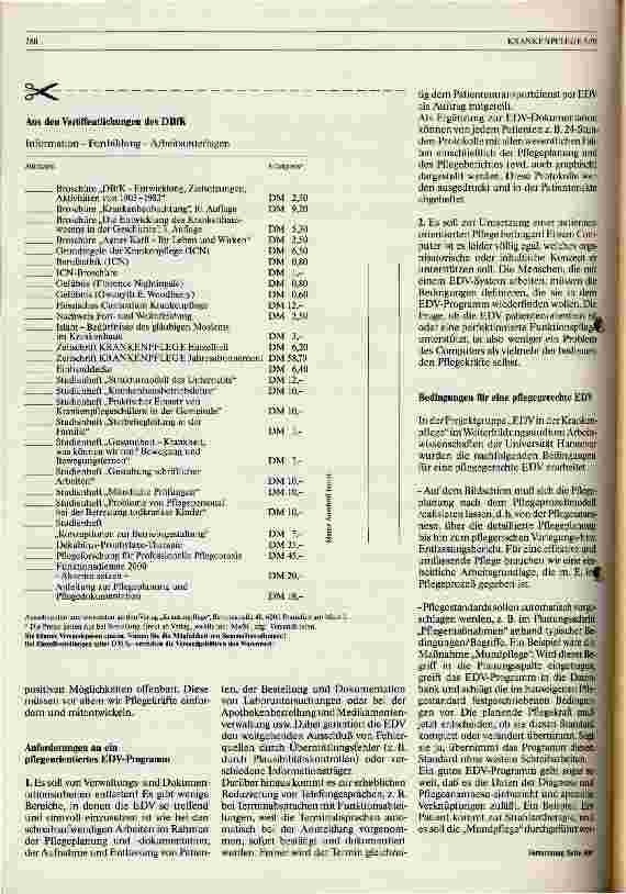Vorschauseite 2: Einführung der EDV in die Krankenpflege - Ein unlösbares Problem oder Chance zur Weiterentwicklung?