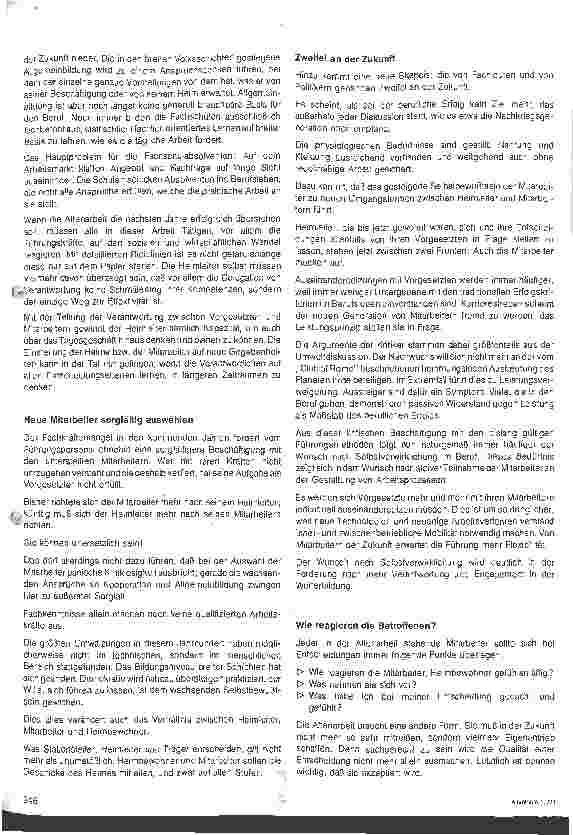 Vorschauseite 2: Altenarbeit heute und - oder morgen