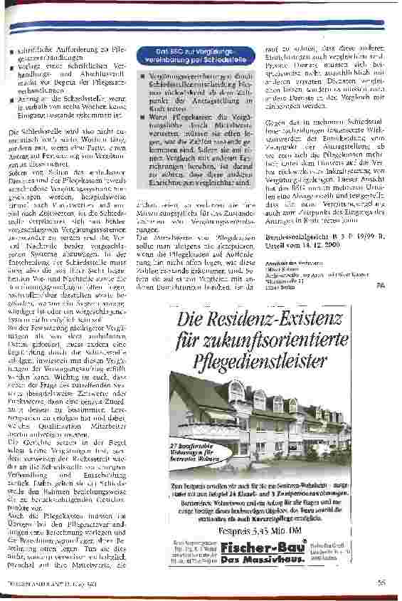 Vorschauseite 2: Aktuelle Urteile des BSG zum nächtlichen Hilfebedarf und zur Wirksamkeit von Schiedsstellenentscheidungen