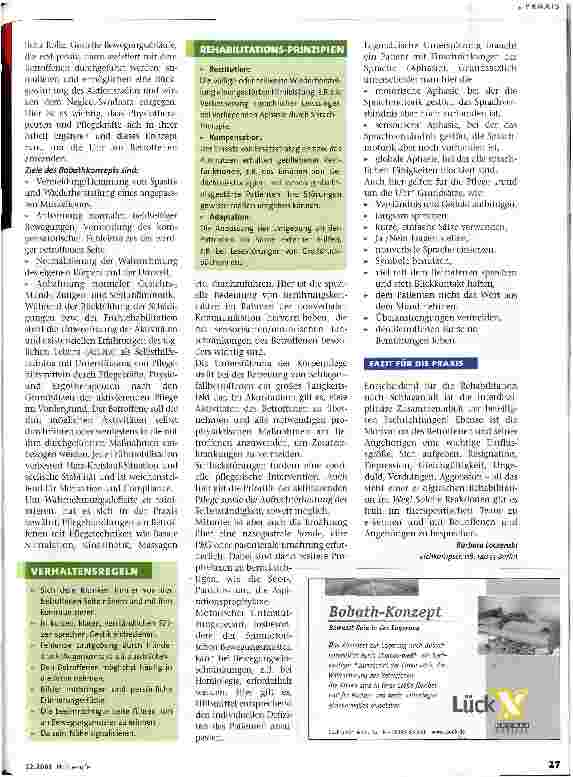 Vorschauseite 2: Apoplex - immer ein Notfall!
