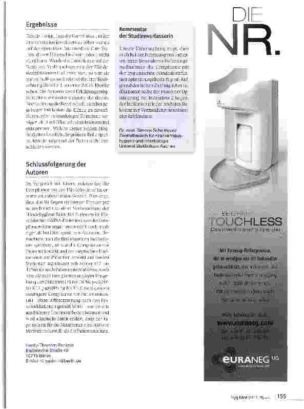 Vorschauseite 2: Händehygiene bei Patienten mit resistenten Erregern