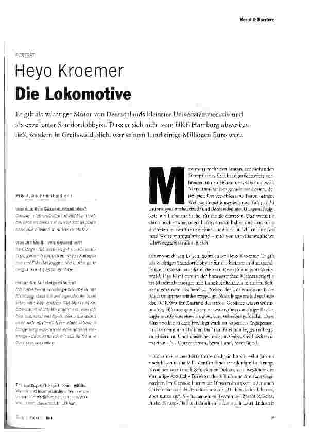 Vorschauseite 2: Heyo Kroemer Die Lokomotive